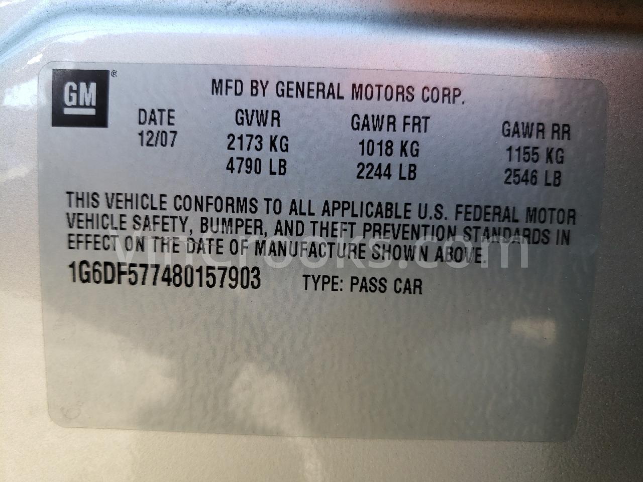 1G6DF577480157903