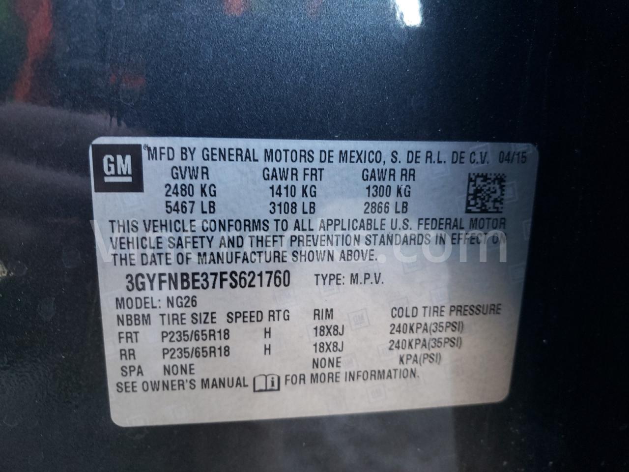 3GYFNBE37FS621760