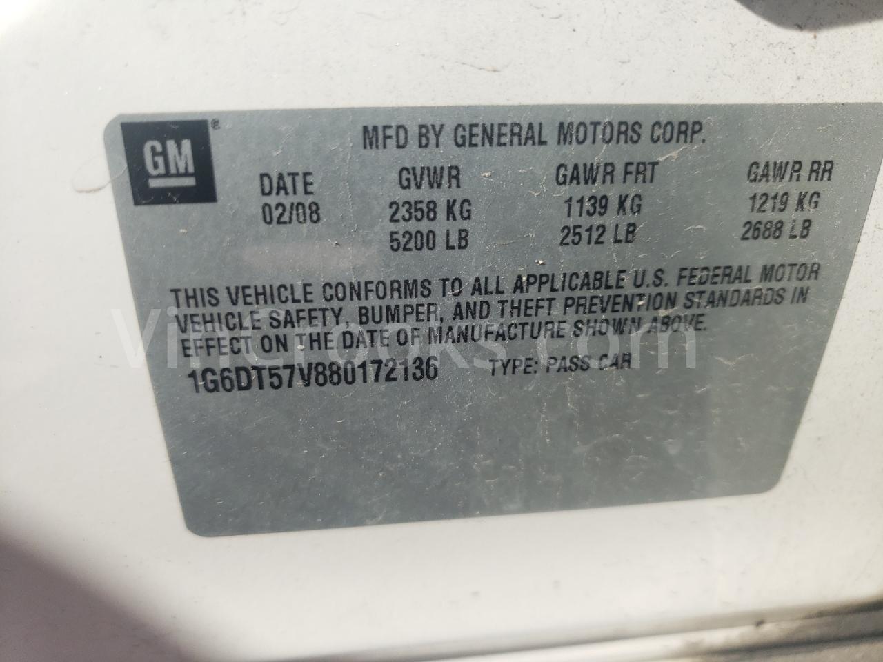 1G6DT57V880172136