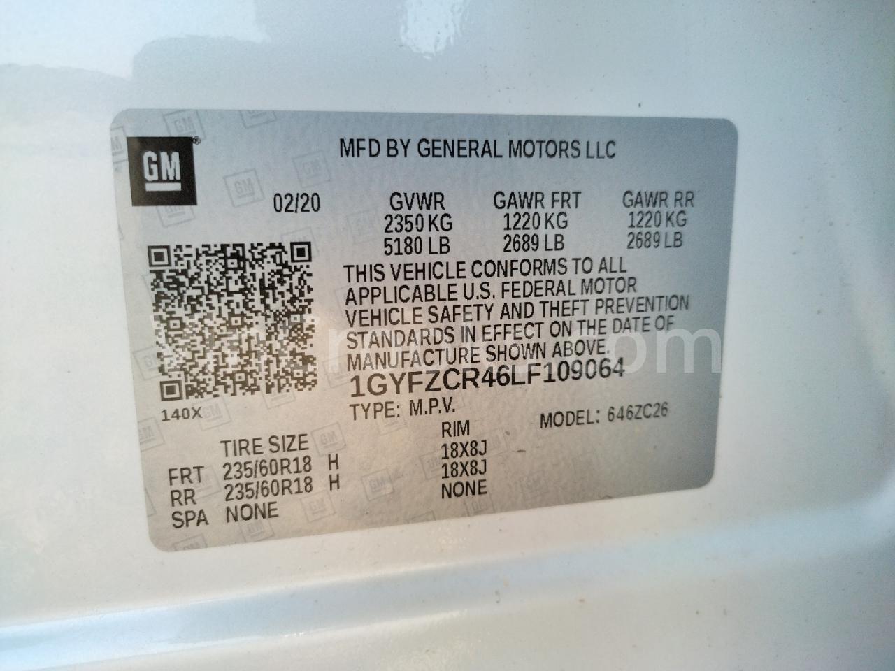 1GYFZCR46LF109064