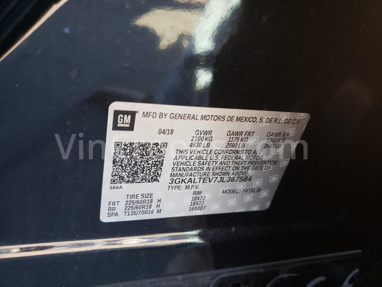 3GKALTEV7JL367584