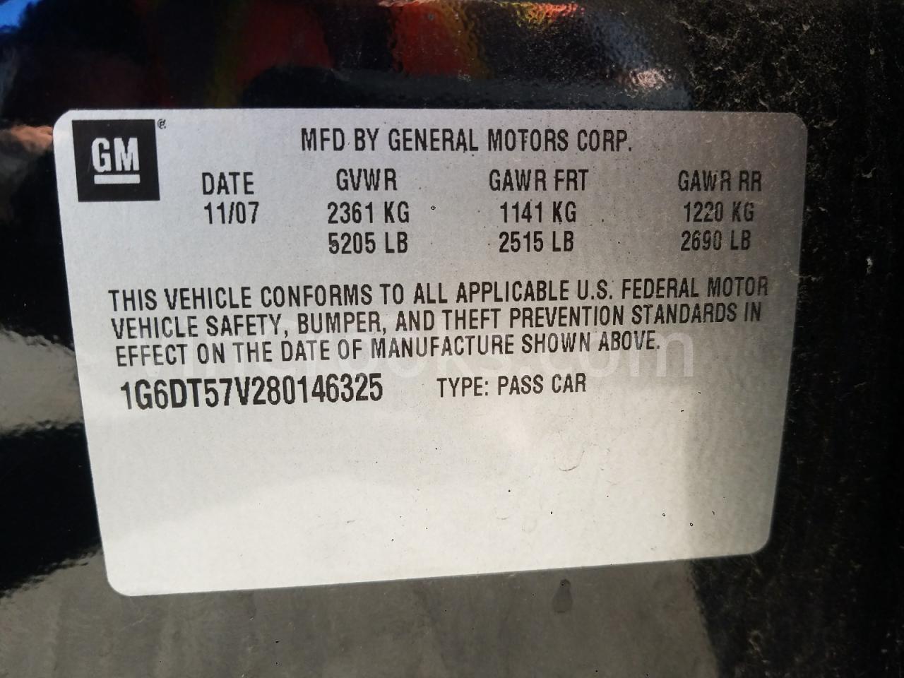 1G6DT57V280146325