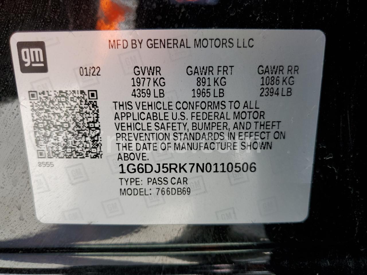 1G6DJ5RK7N0110506