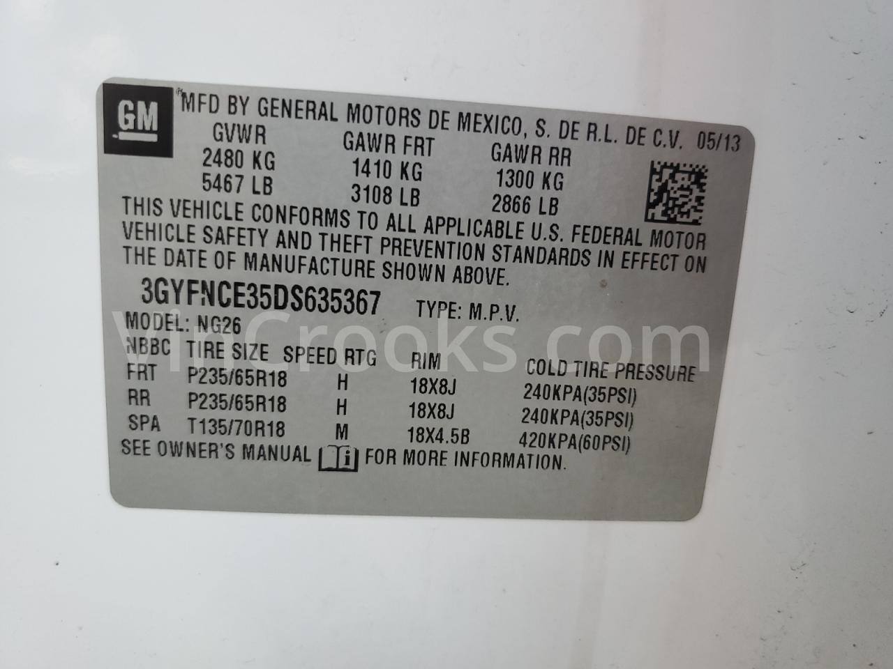 3GYFNCE35DS635367