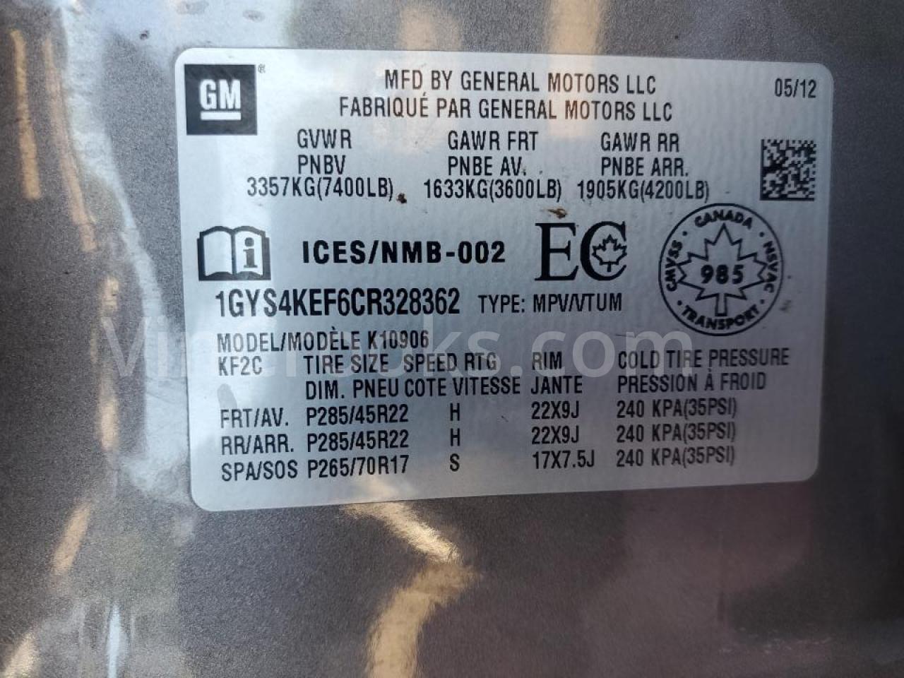1GYS4KEF6CR328362
