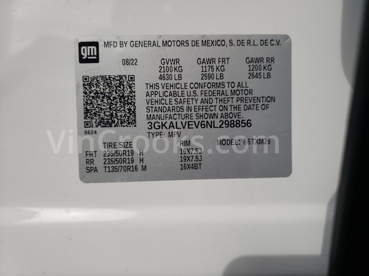 3GKALVEV6NL298856