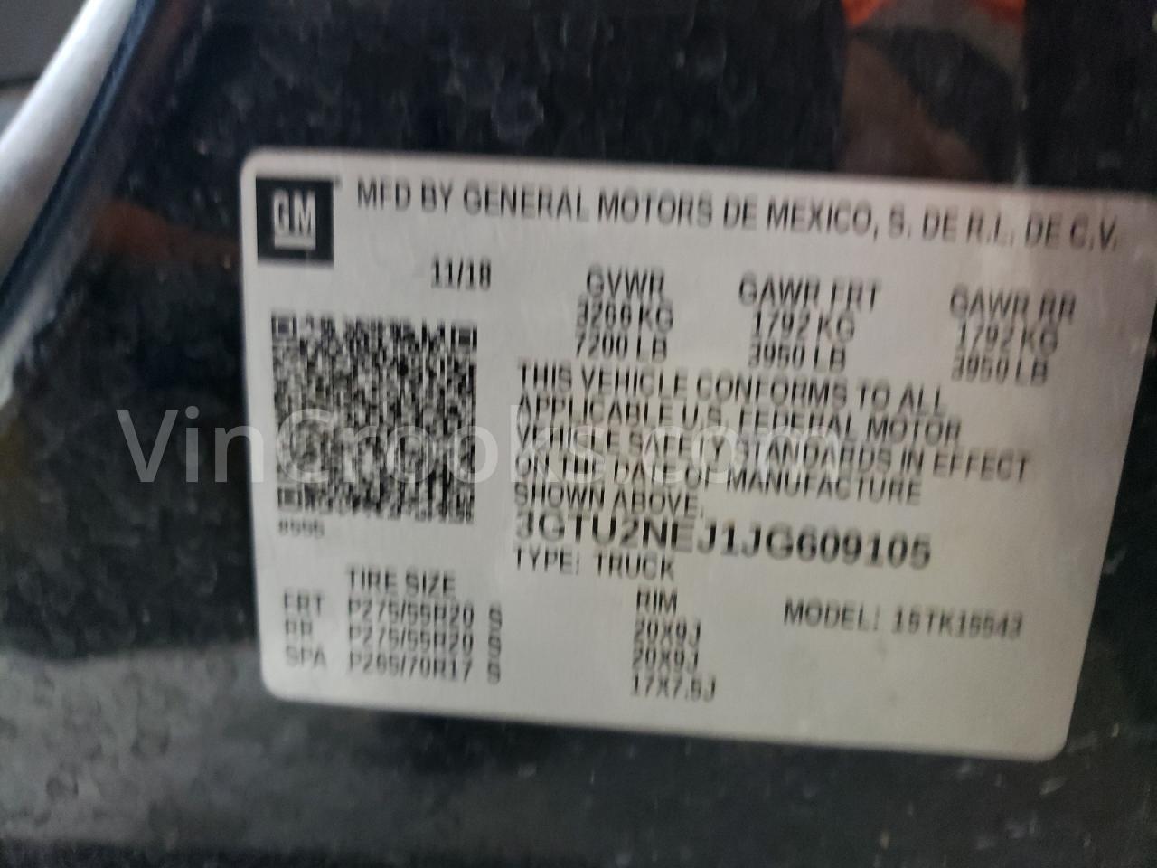 3GTU2NEJ1JG609105