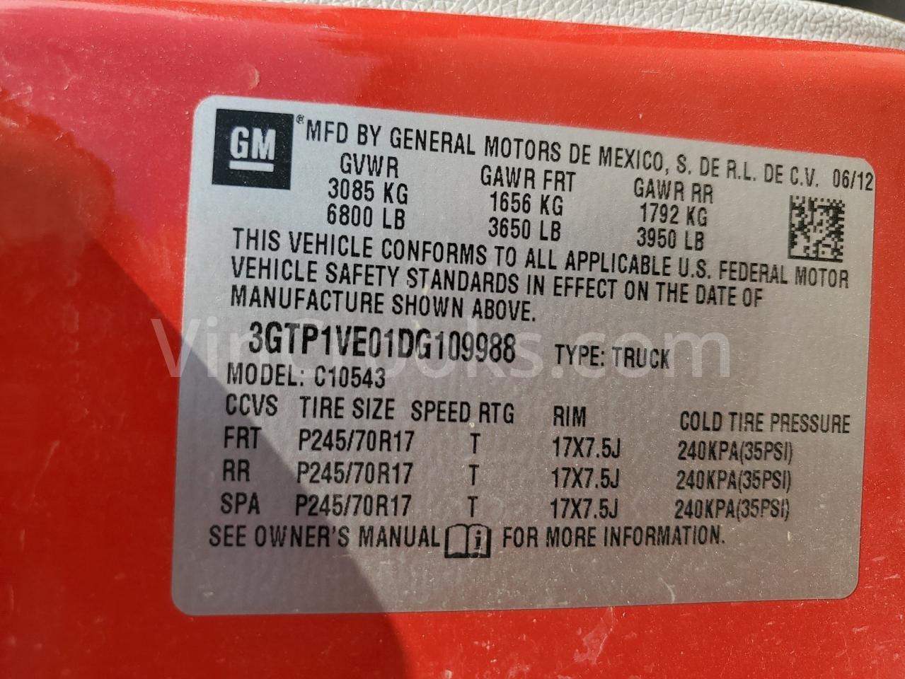 3GTP1VE01DG109988