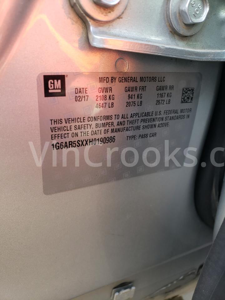 1G6AR5SXXH0190986