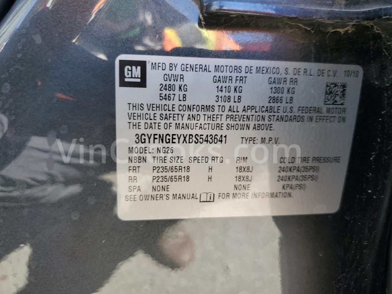 3GYFNGEYXBS543641