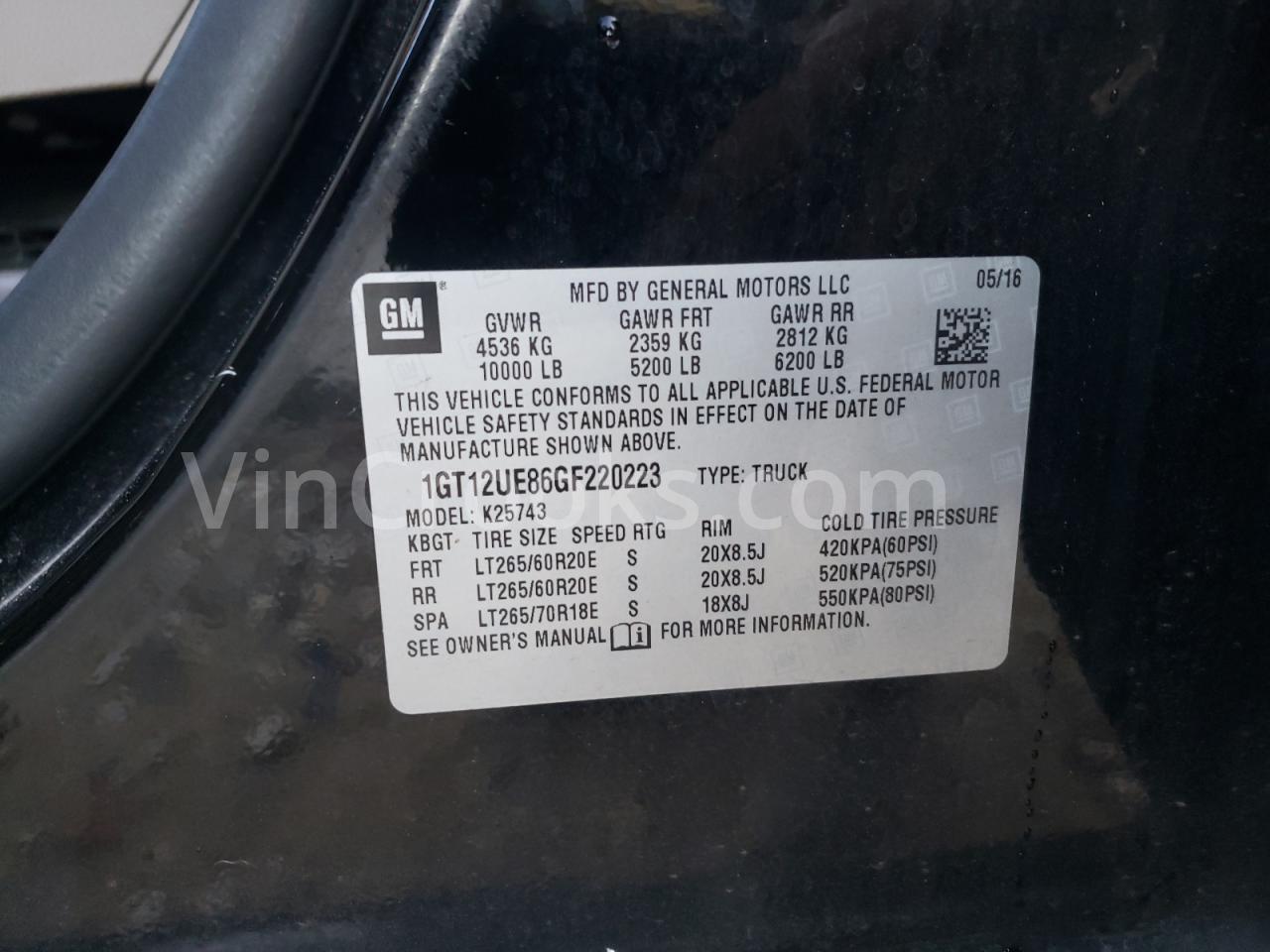 1GT12UE86GF220223