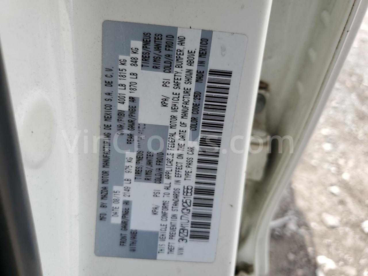 3MZBM1U7XGM251655