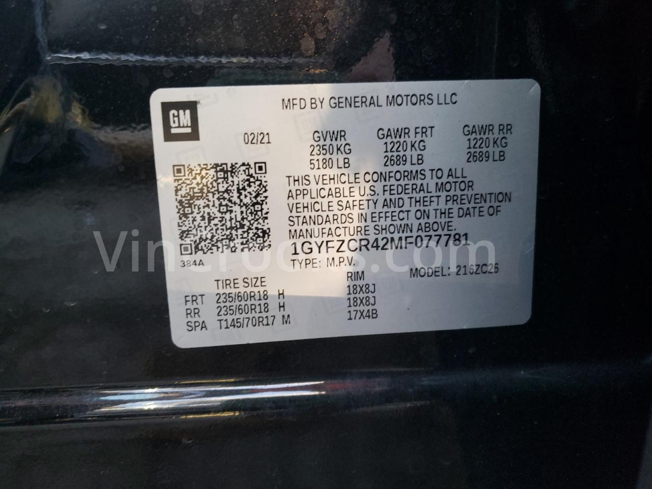 1GYFZCR42MF077781