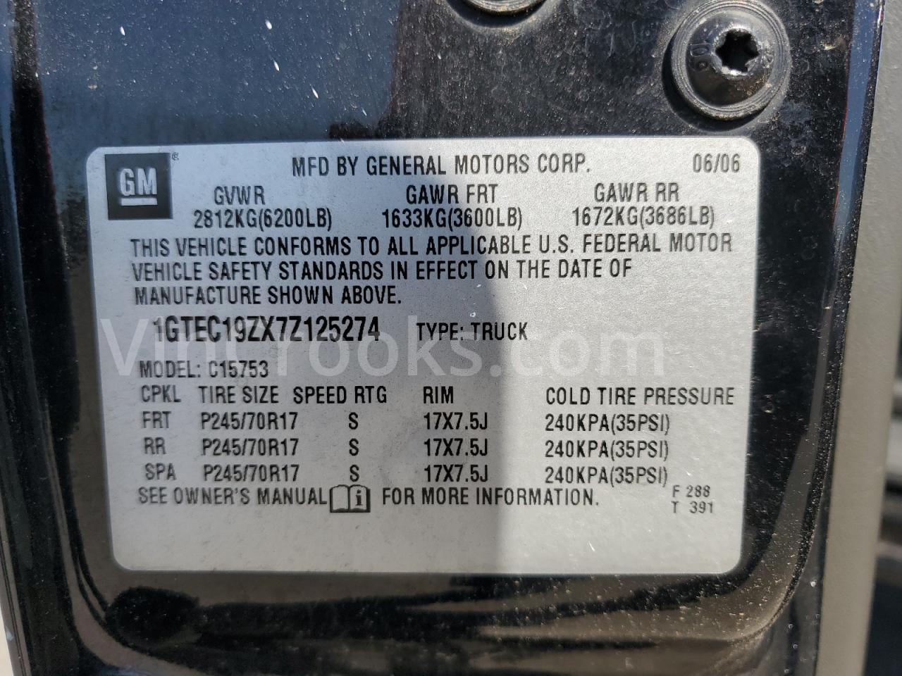 1GTEC19ZX7Z125274