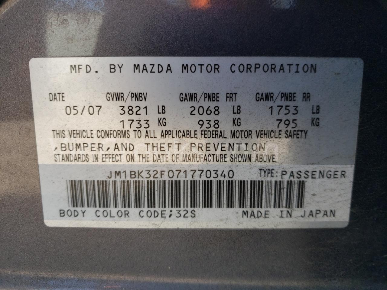 JM1BK32F071770340
