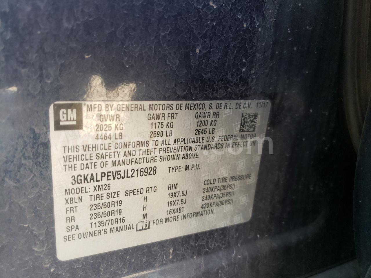 3GKALPEV5JL216928