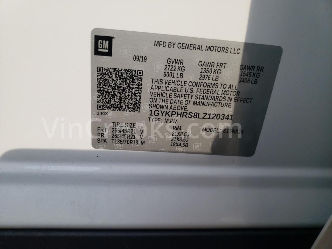 1GYKPHRS8LZ120341