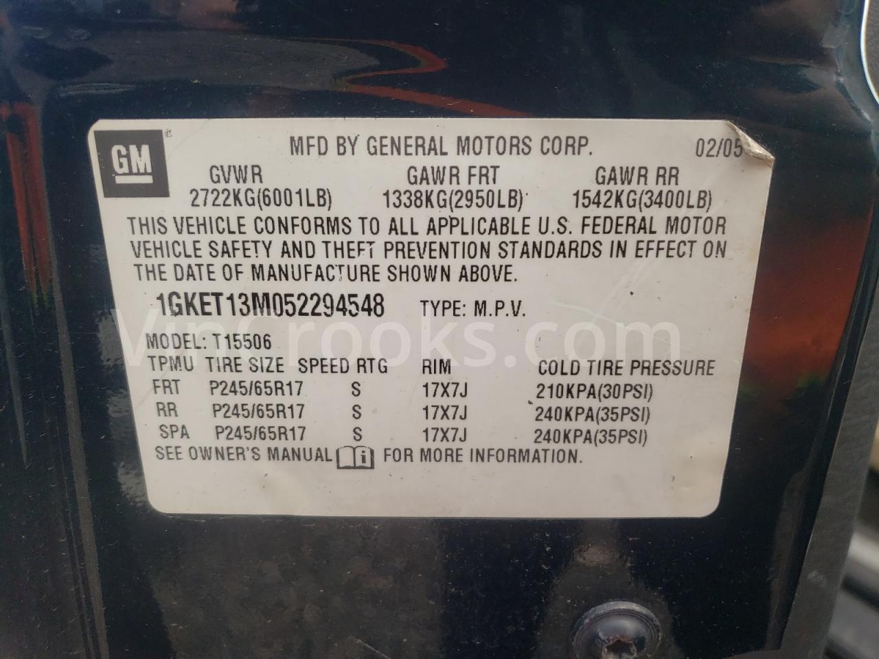 1GKET16S856153150