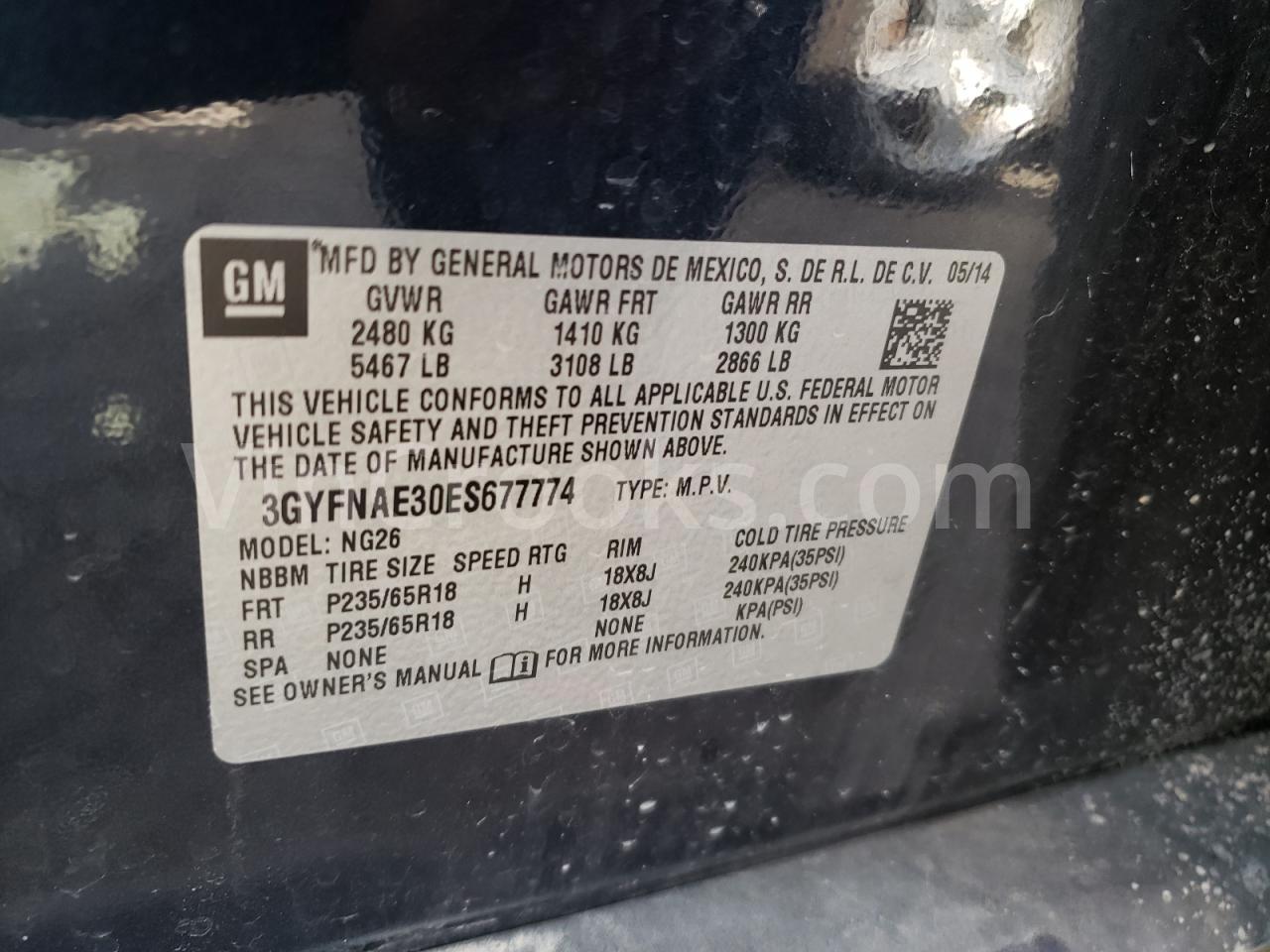3GYFNAE30ES677774