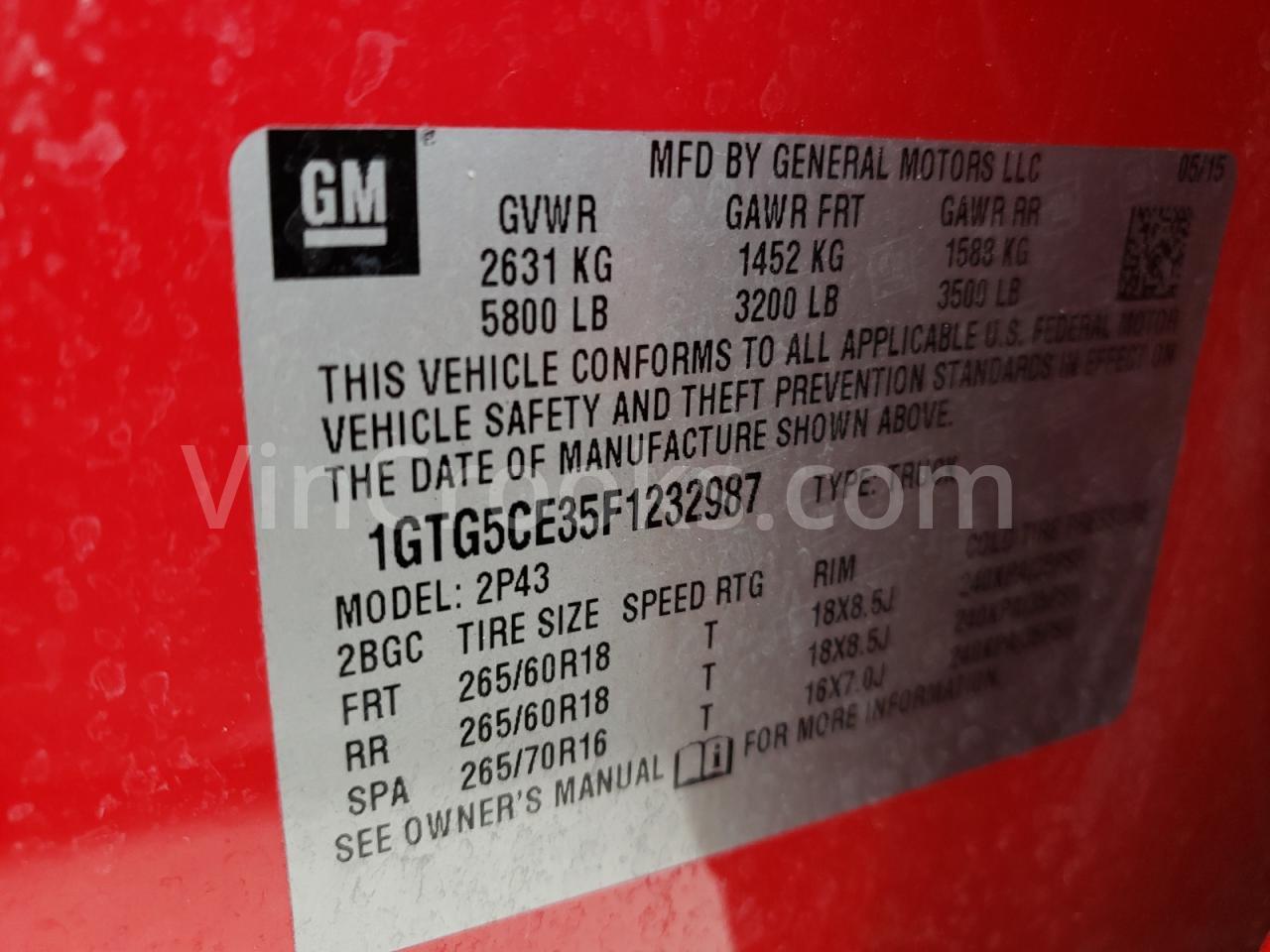 1GTG5CE35F1232987