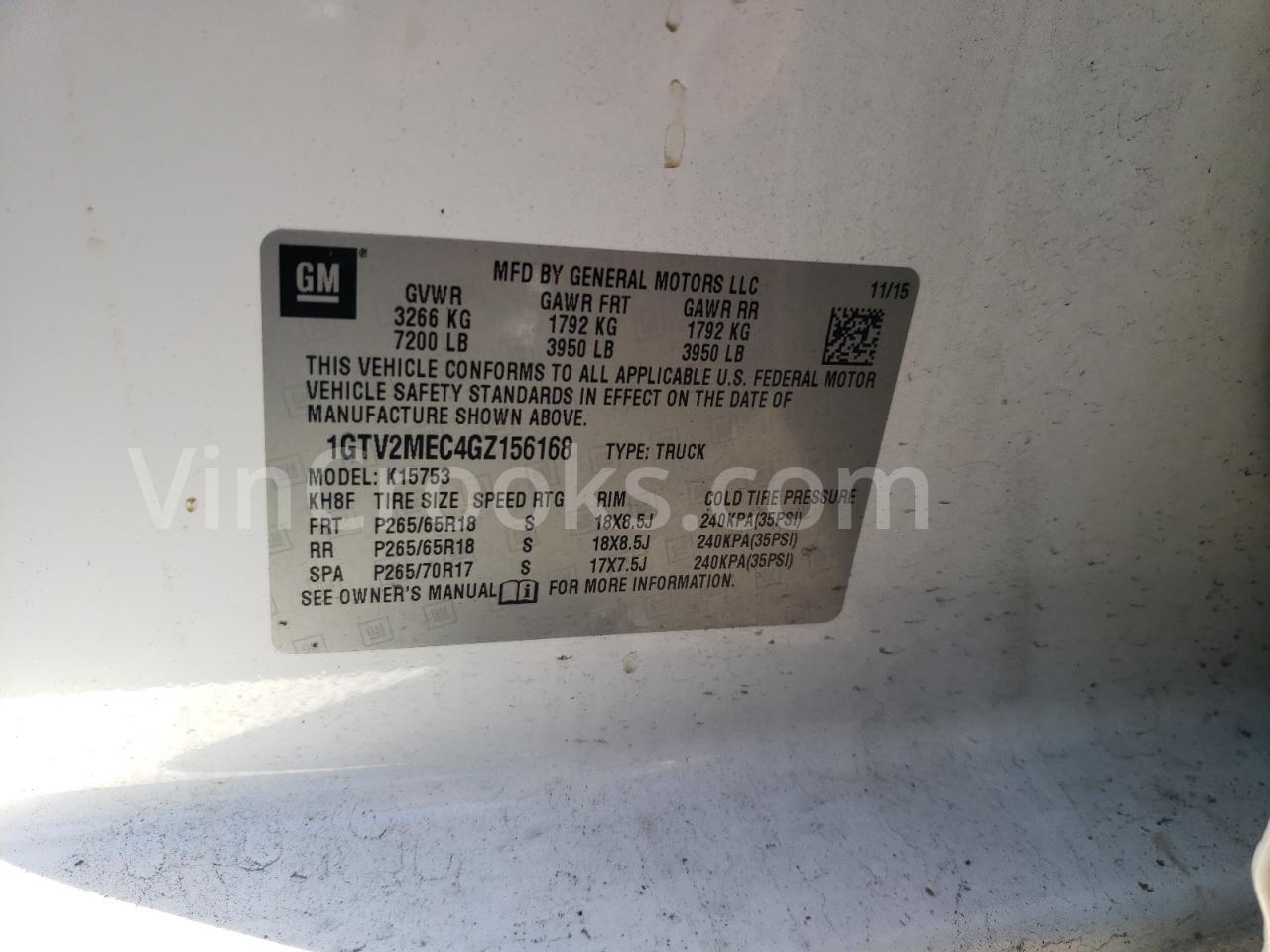 1GTV2MEC4GZ156168