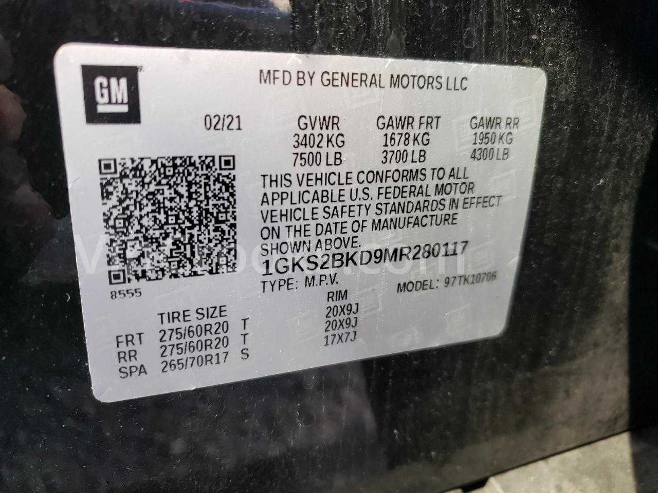 1GKS2BKD9MR280117