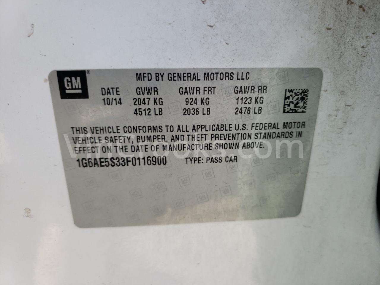 1G6AE5S33F0116900