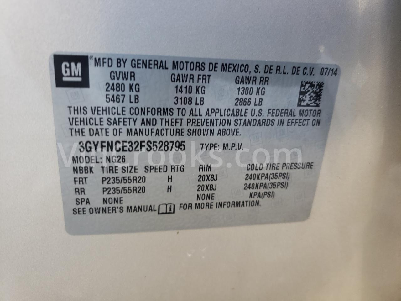3GYFNCE32FS528795