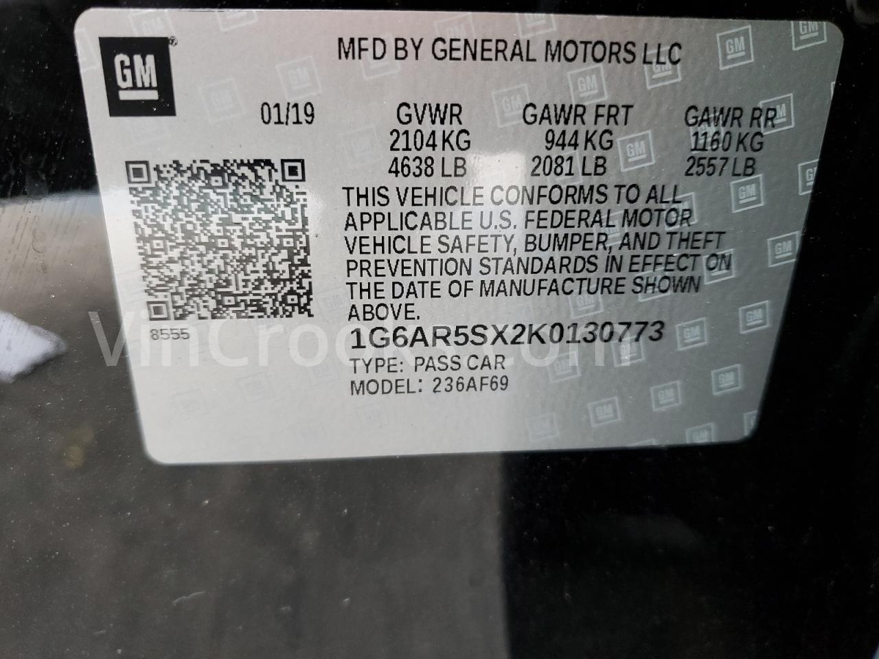 1G6AR5SX2K0130773
