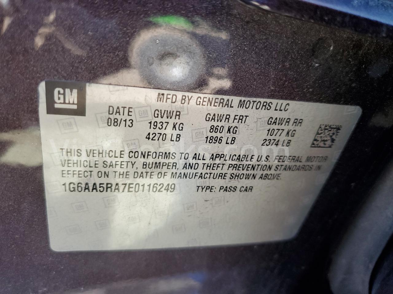 1G6AA5RA7E0116249