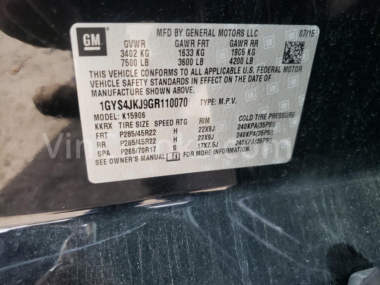 1GYS4JKJ9GR110070