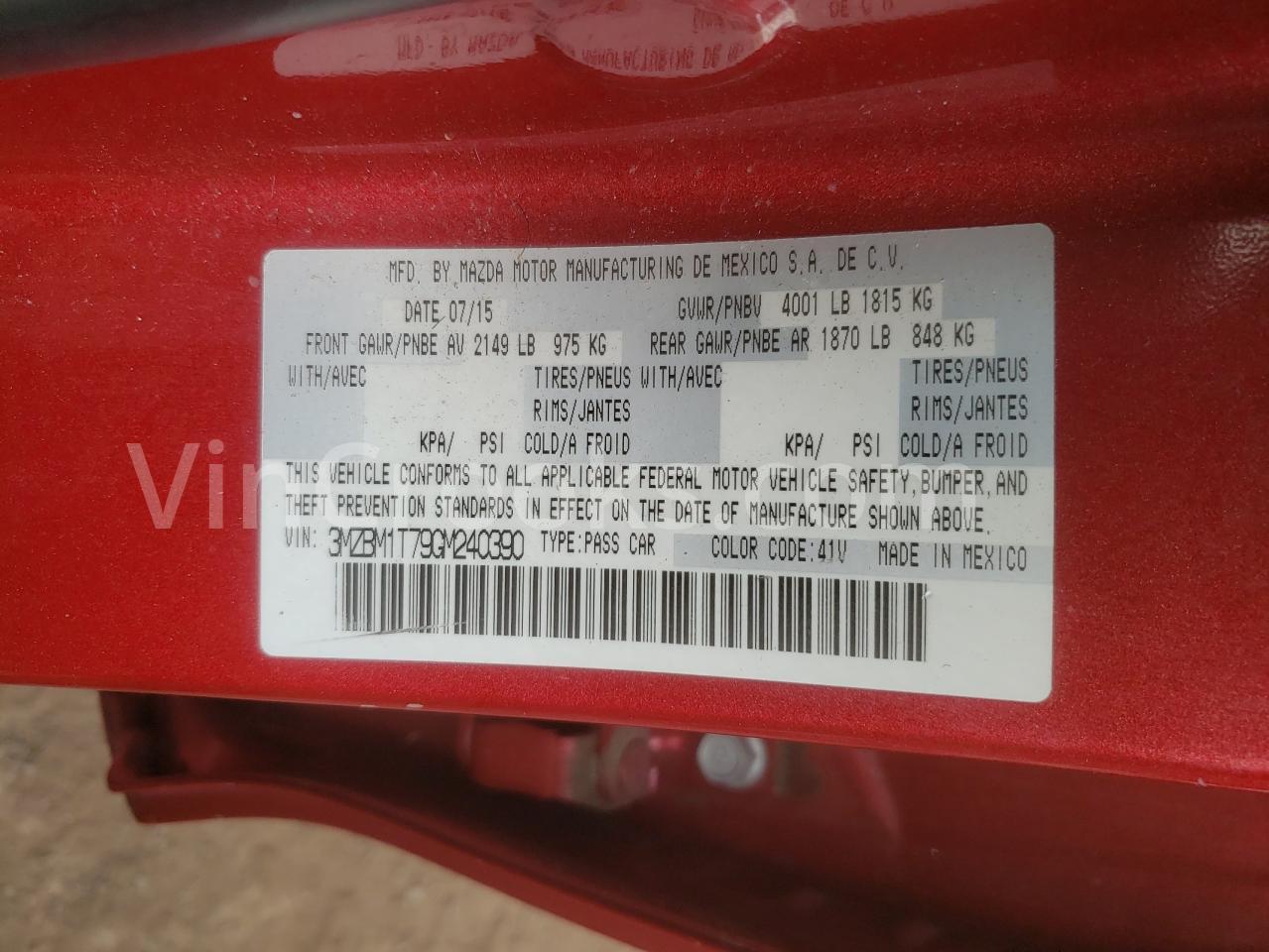 3MZBM1T79GM240390