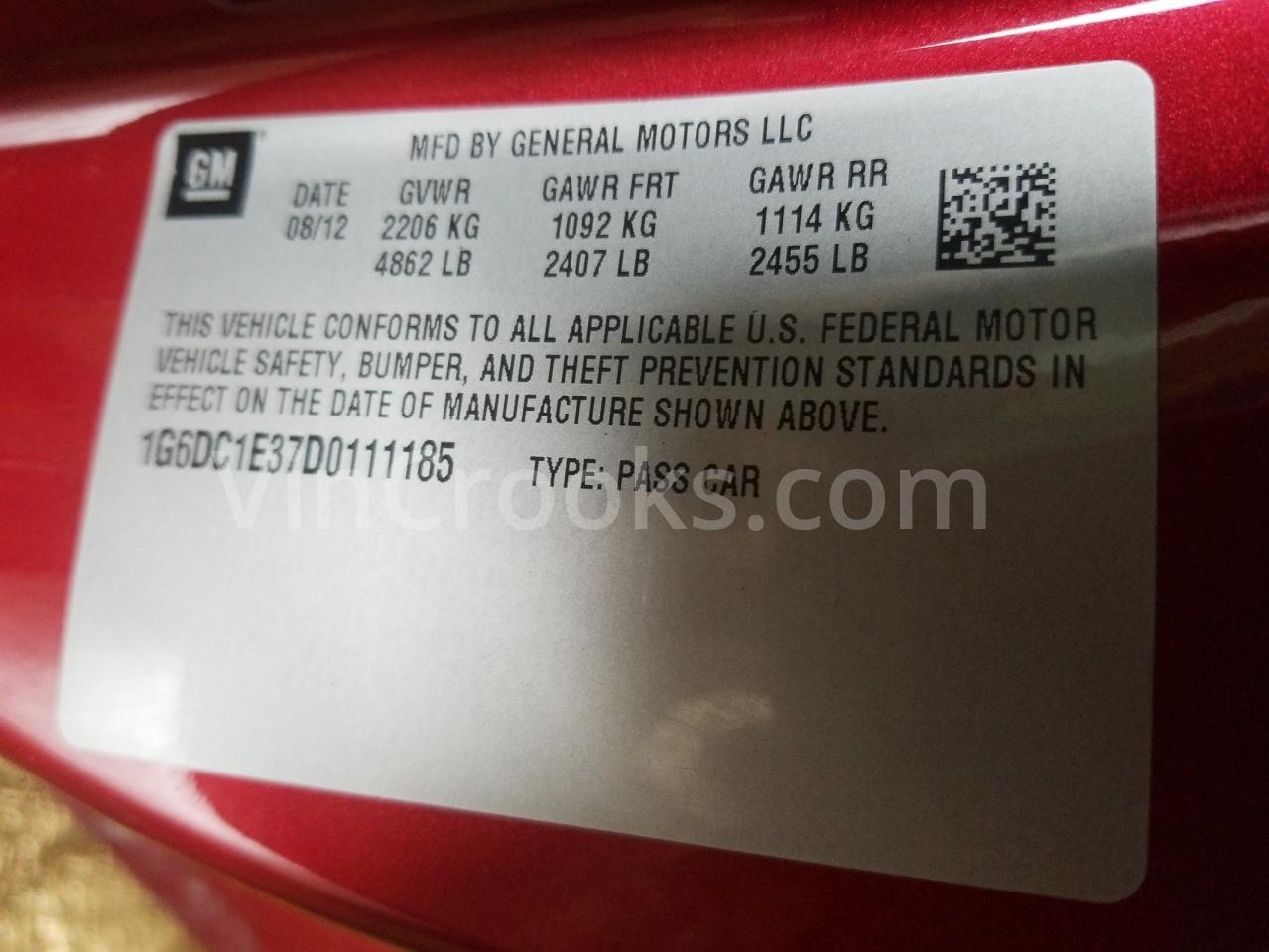 1G6DC1E37D0111185