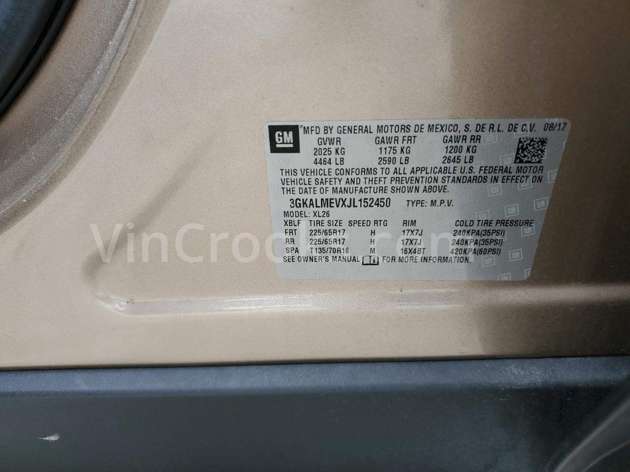 3GKALMEVXJL152450