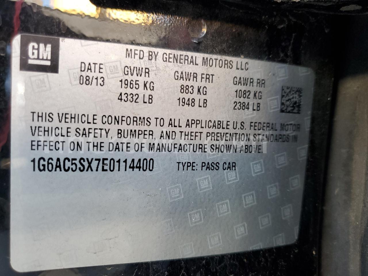1G6AC5SX7E0114400