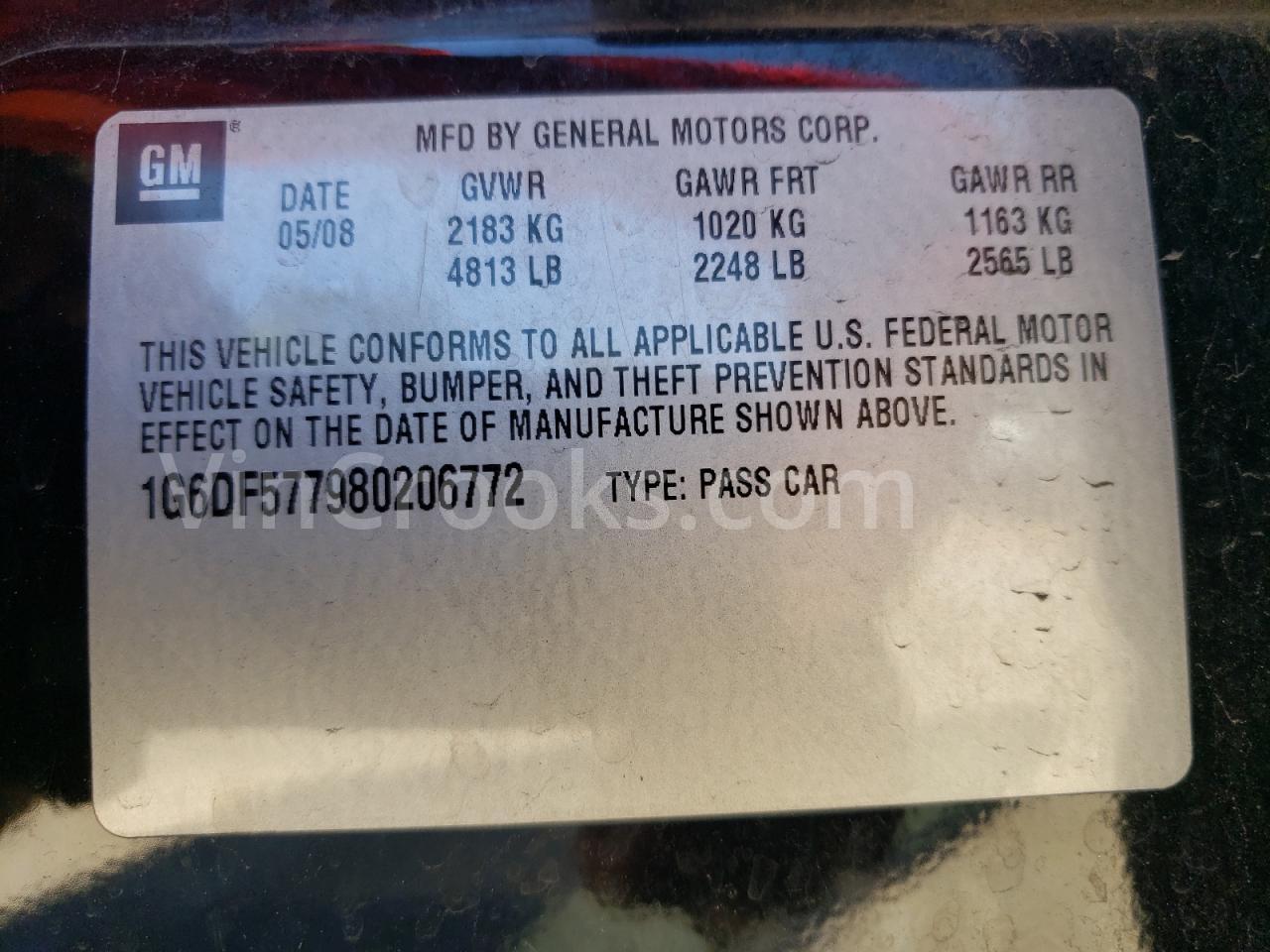 1G6DF577980206772