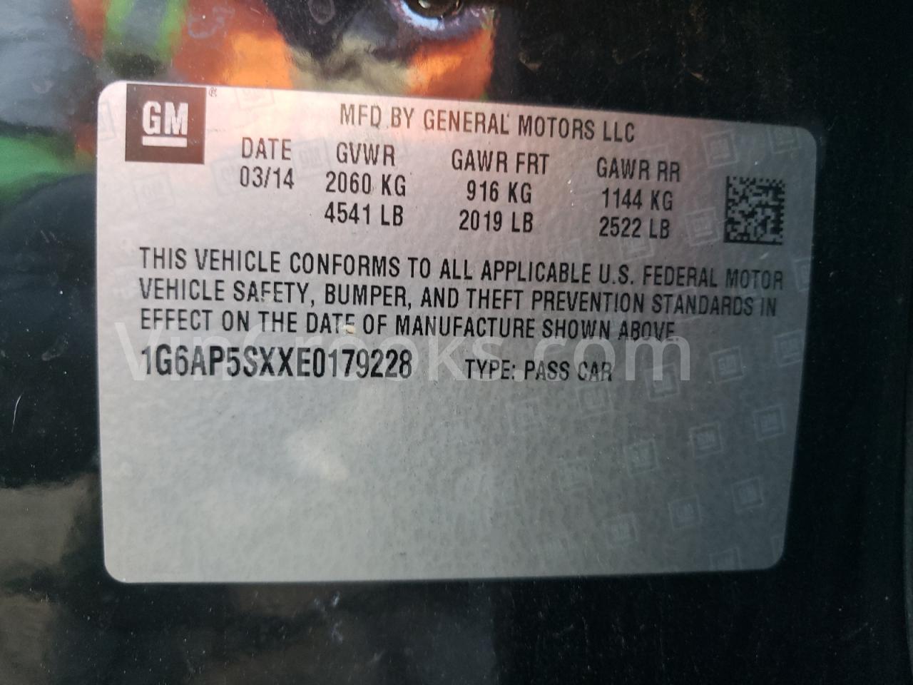 1G6AP5SXXE0179228