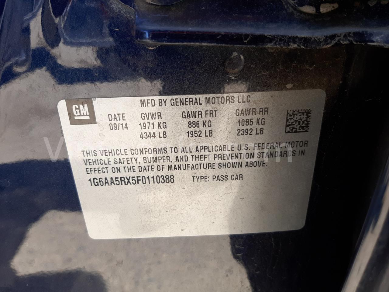 1G6AA5RX5F0110388