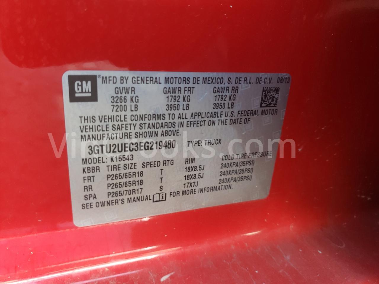 3GTU2UEC3EG219480