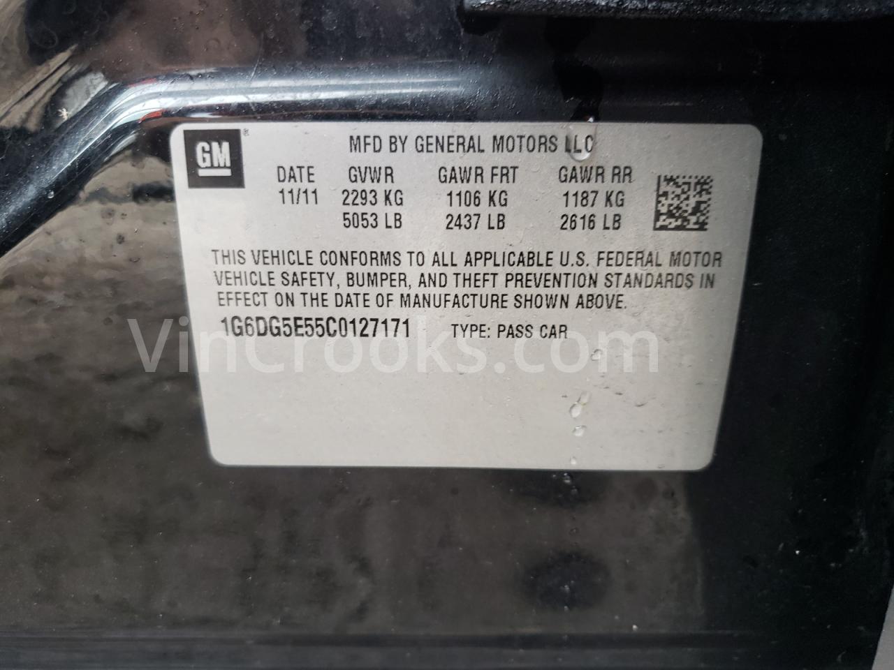 1G6DG5E55C0127171