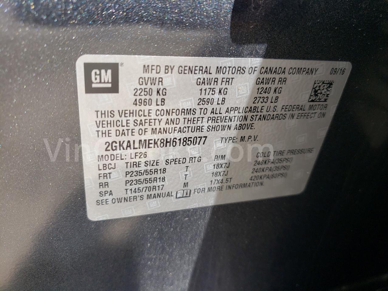 2GKALMEK8H6185077