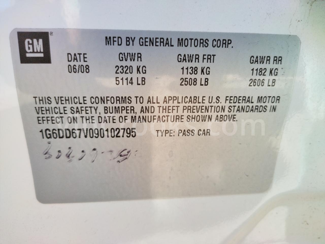 1G6DD67V090102795