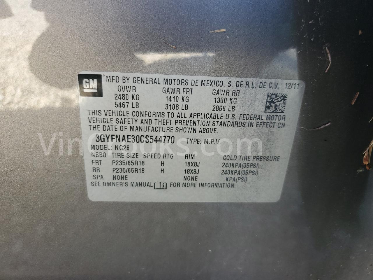 3GYFNAE30CS544770