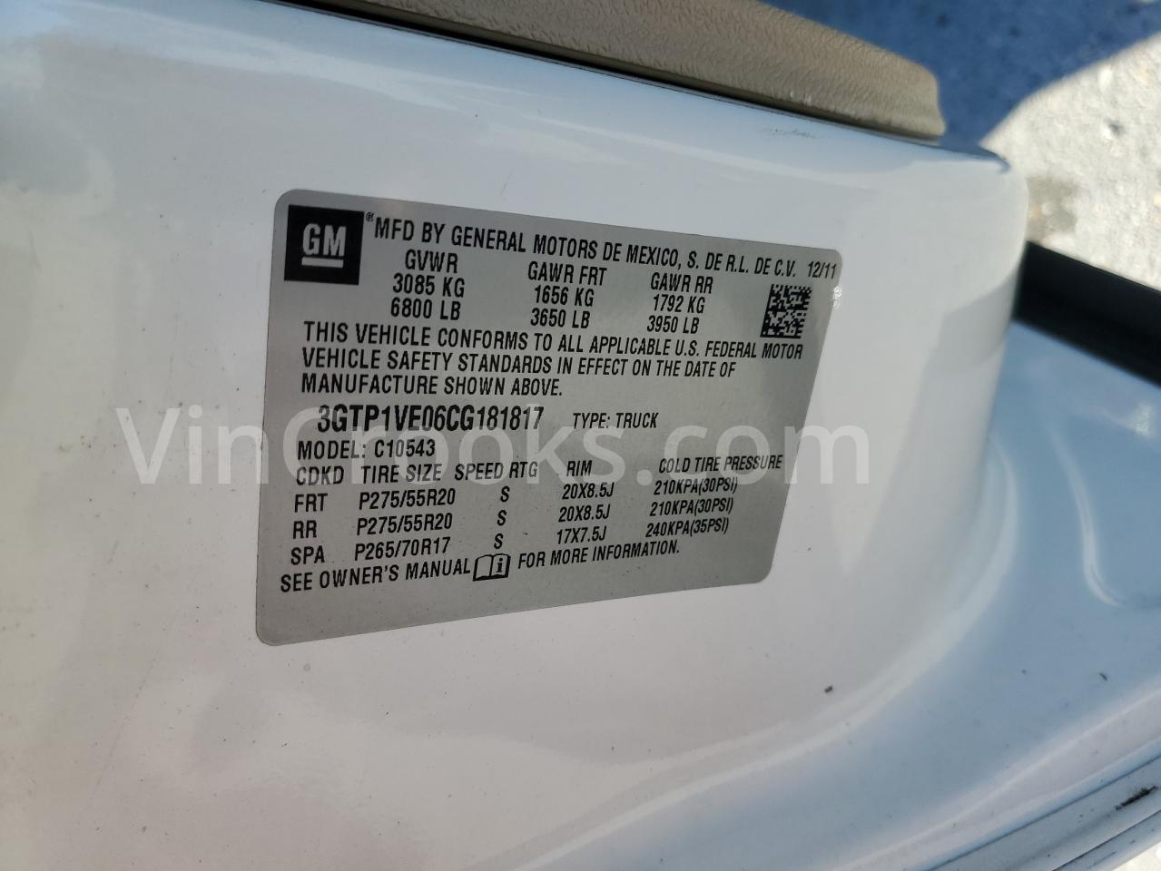 3GTP1VE06CG181817