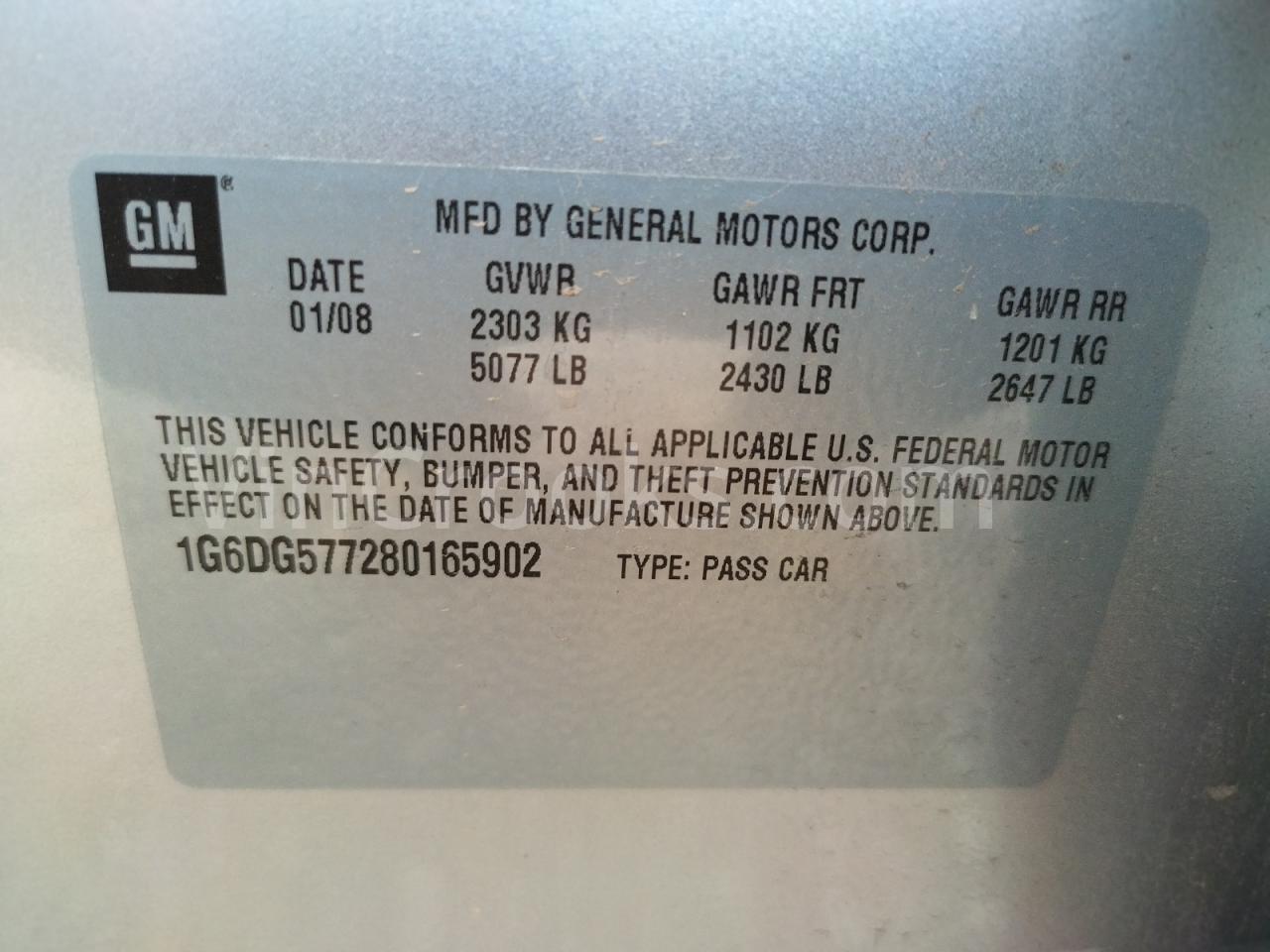 1G6DG577280165902