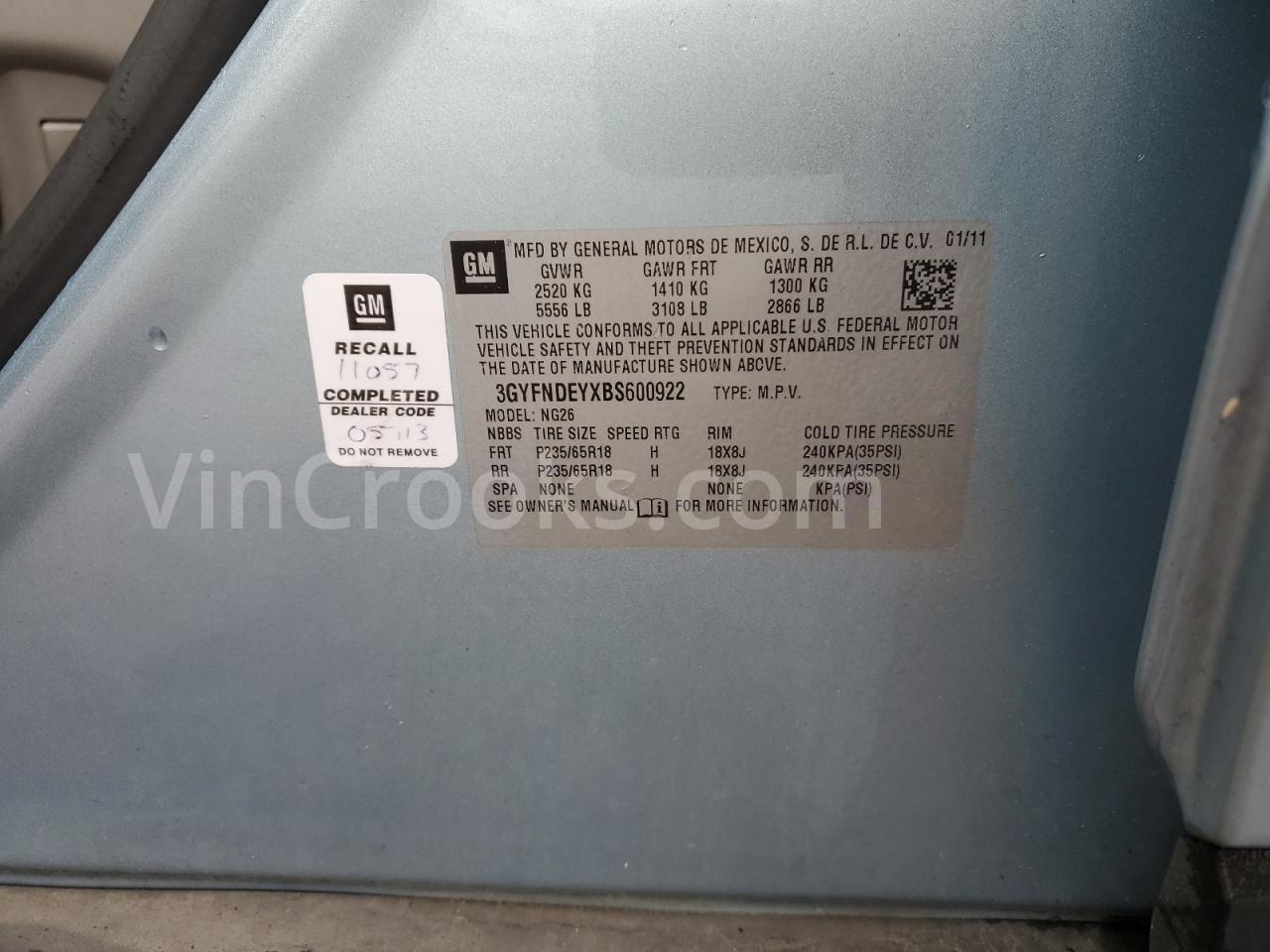 3GYFNDEYXBS600922