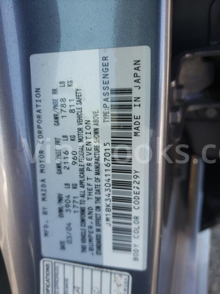 JM1BK343041167015