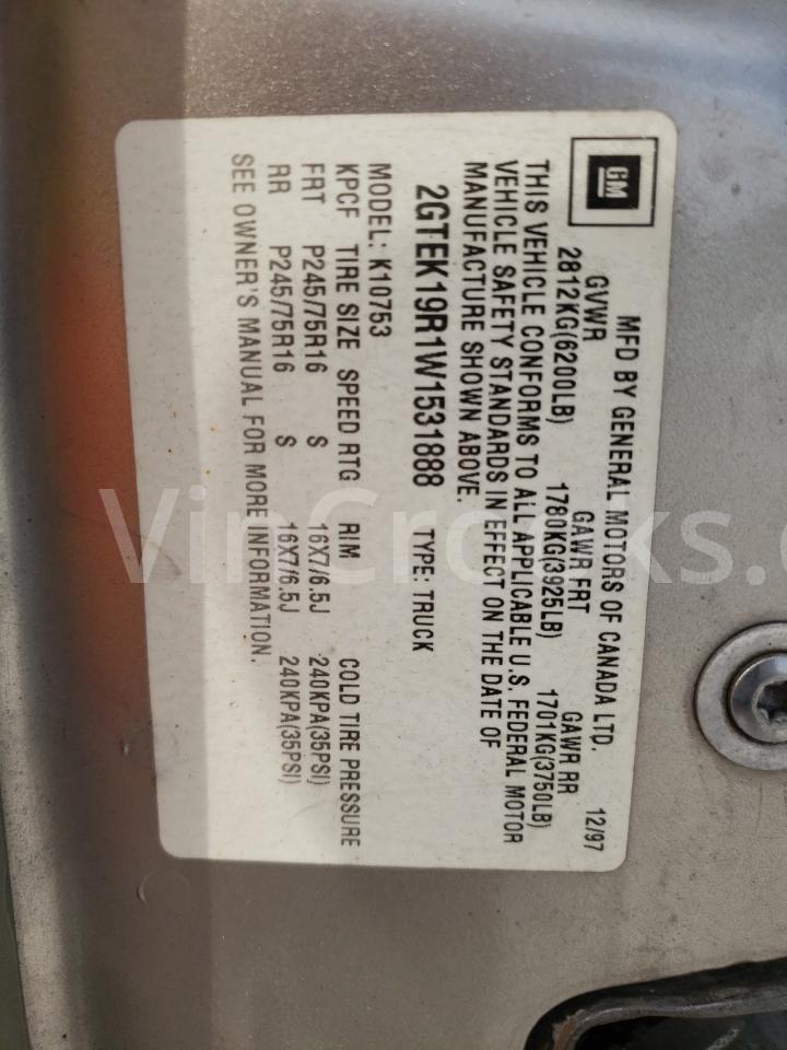 2GTEK19R1W1531888