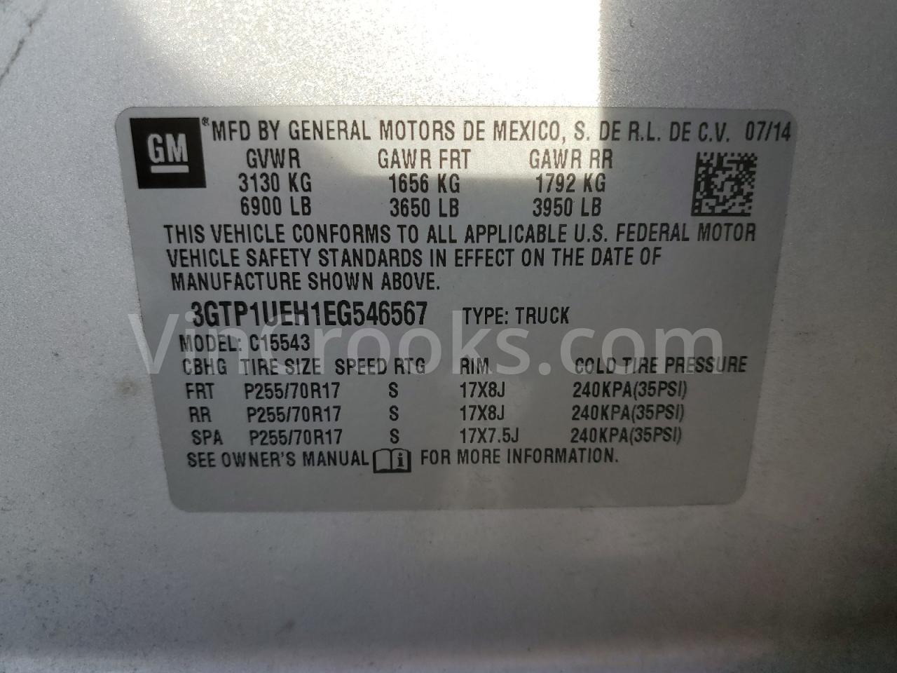 3GTP1UEH1EG546567