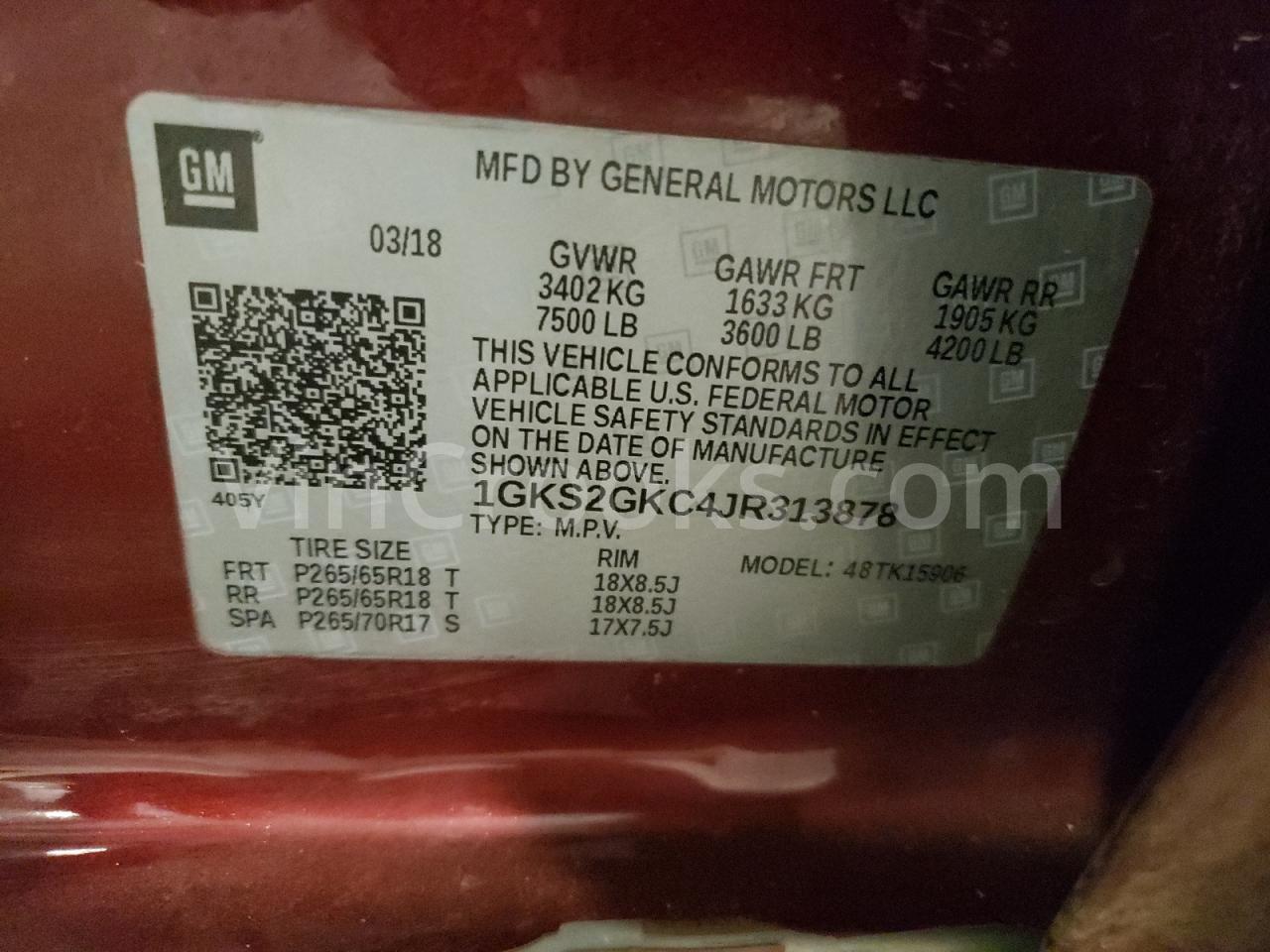 1GKS2GKC4JR313878